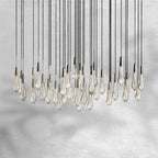 Soltaire Round Chandelier 17" 24" 36“ 58“