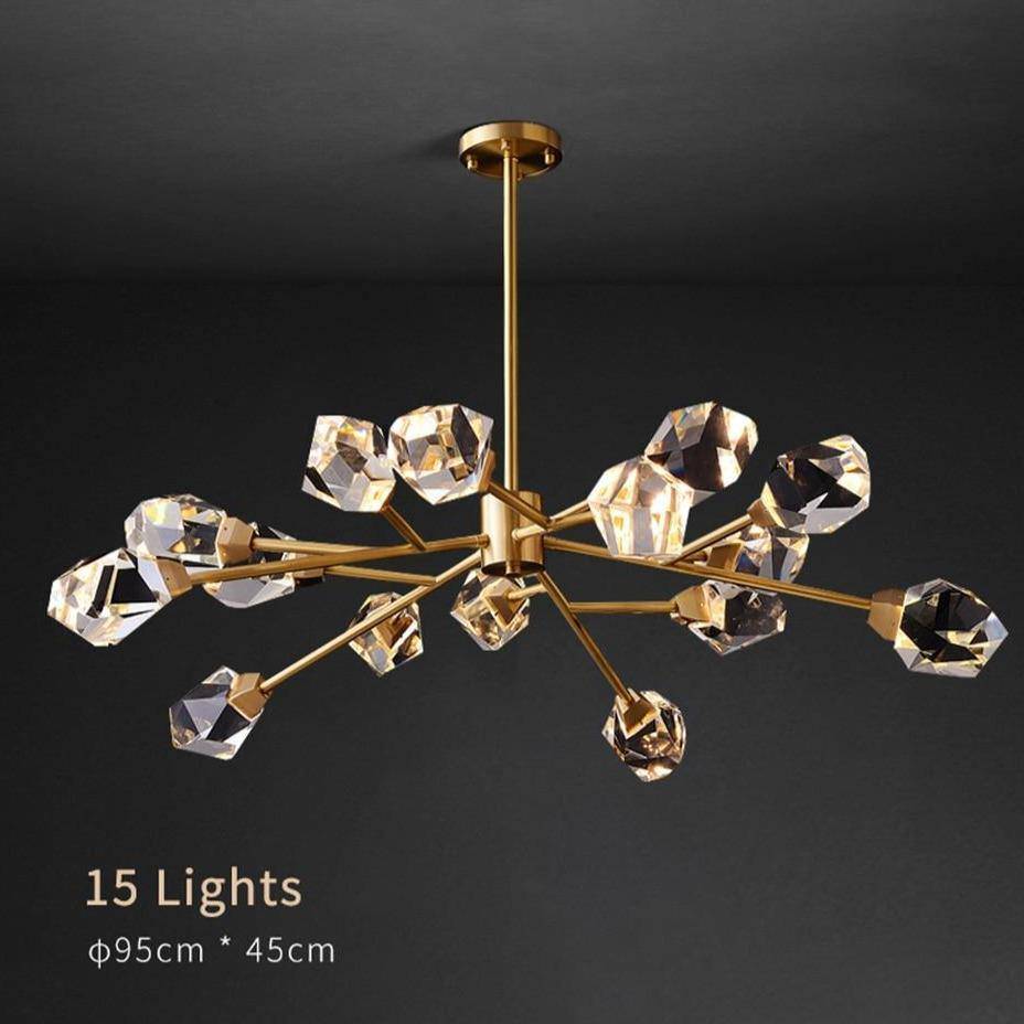 Diamante 15 - Pendant Modern Chandelier - fovolighting