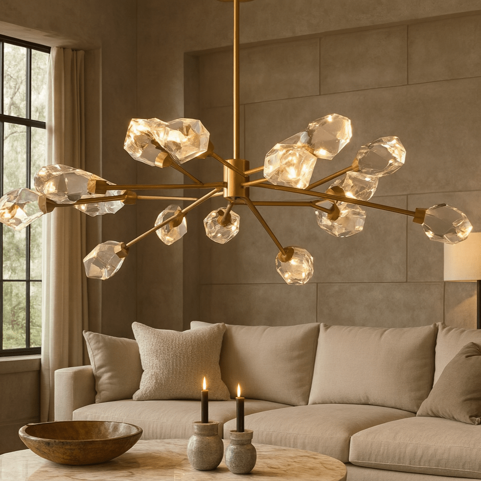 Diamante 15 - Pendant Modern Chandelier - fovolighting