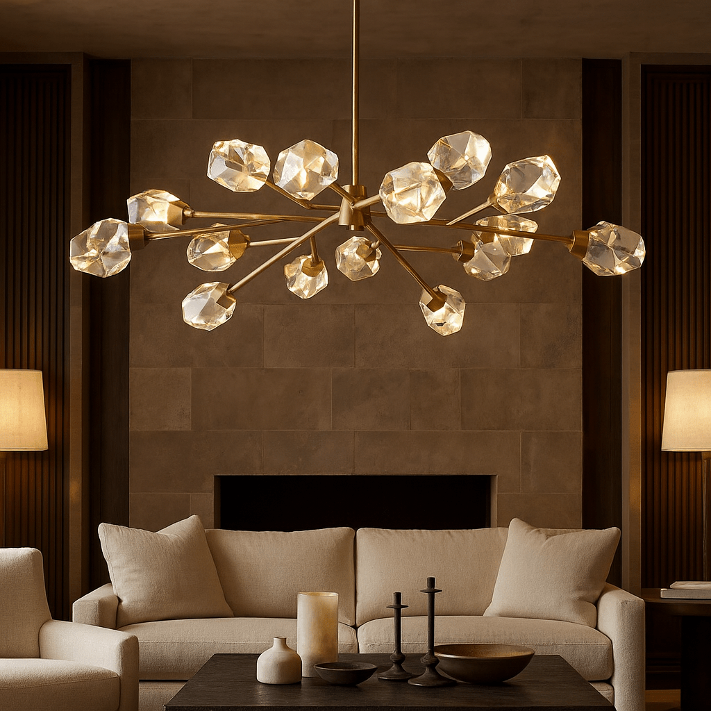 Diamante 15 - Pendant Modern Chandelier - fovolighting