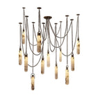 Dome Chain Alabaster Chandelier - fovolighting