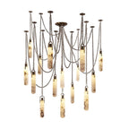 Dome Chain Alabaster Chandelier - fovolighting