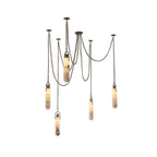 Dome Chain Alabaster Chandelier - fovolighting