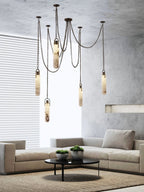 Dome Chain Alabaster Chandelier - fovolighting