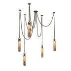 Dome Chain Alabaster Chandelier - fovolighting