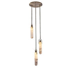 Dome Chain Alabaster Chandelier - fovolighting