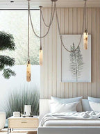Dome Chain Alabaster Chandelier - fovolighting