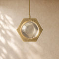 Ecletant Pendant - Lacquered Burnished Brass