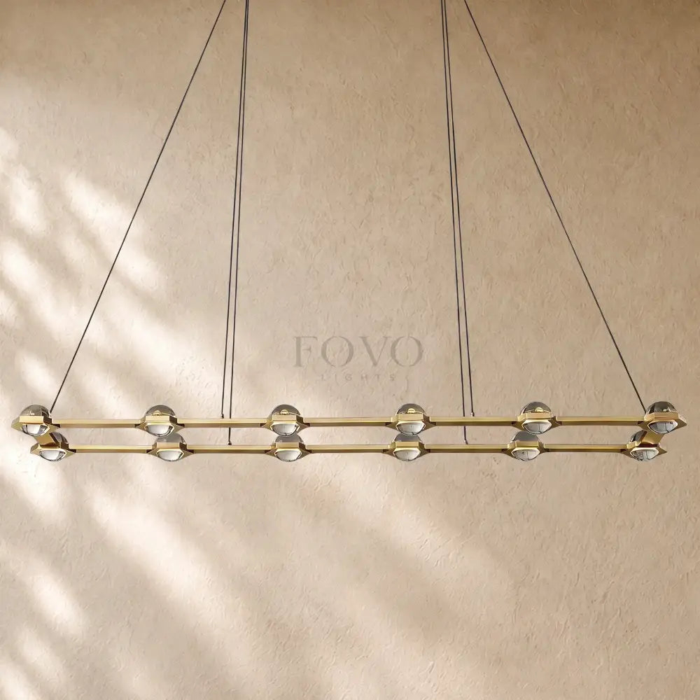 Ecletant Rectangular Chandelier