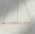 Ecletant Rectangular Chandelier 54", 72" - fovolighting
