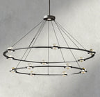 Ecletant Round Chandelier 36", 48", 60", Two - Tied 60" - fovolighting