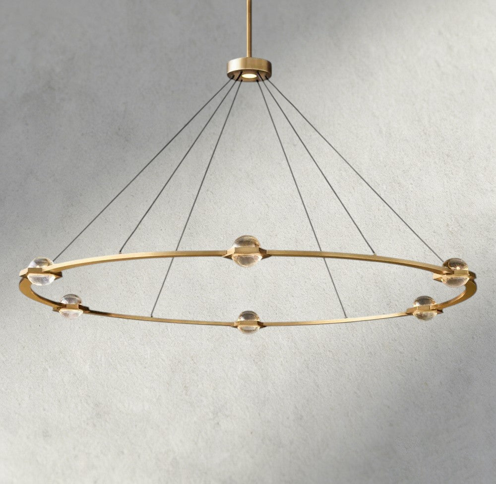 Ecletant Round Chandelier 36", 48", 60", Two - Tied 60" - fovolighting