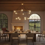 Ecletant Two-Tier Round Chandelier
