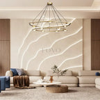 Ecletant Two-Tier Round Chandelier