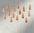 Edda Linear Glass Chandelier 48", 54" - fovolighting