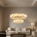 Edes Crystal & Marble Chandelier - fovolighting