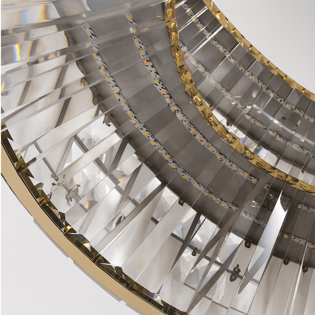 Edes Crystal & Marble Chandelier - fovolighting