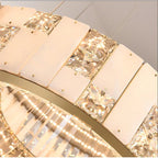 Edes Marble & Crystal Chandelier - fovolighting