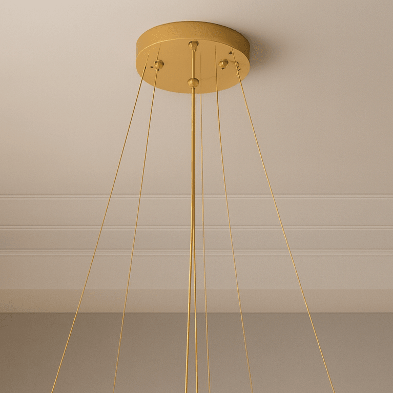 Edes Marble & Crystal Chandelier - fovolighting