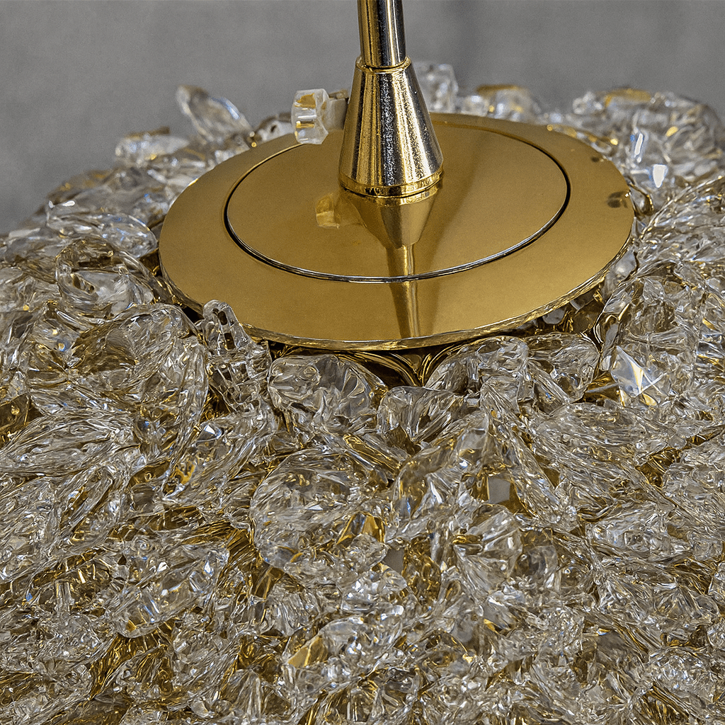 El Sol Crystal Pendant Light Fixture - fovolighting