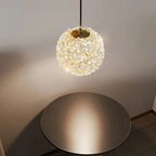 El Sol Crystal Pendant Light Fixture - fovolighting