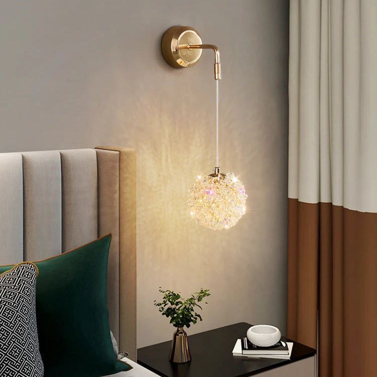 El Sol Crystal Wall Sconce - fovolighting