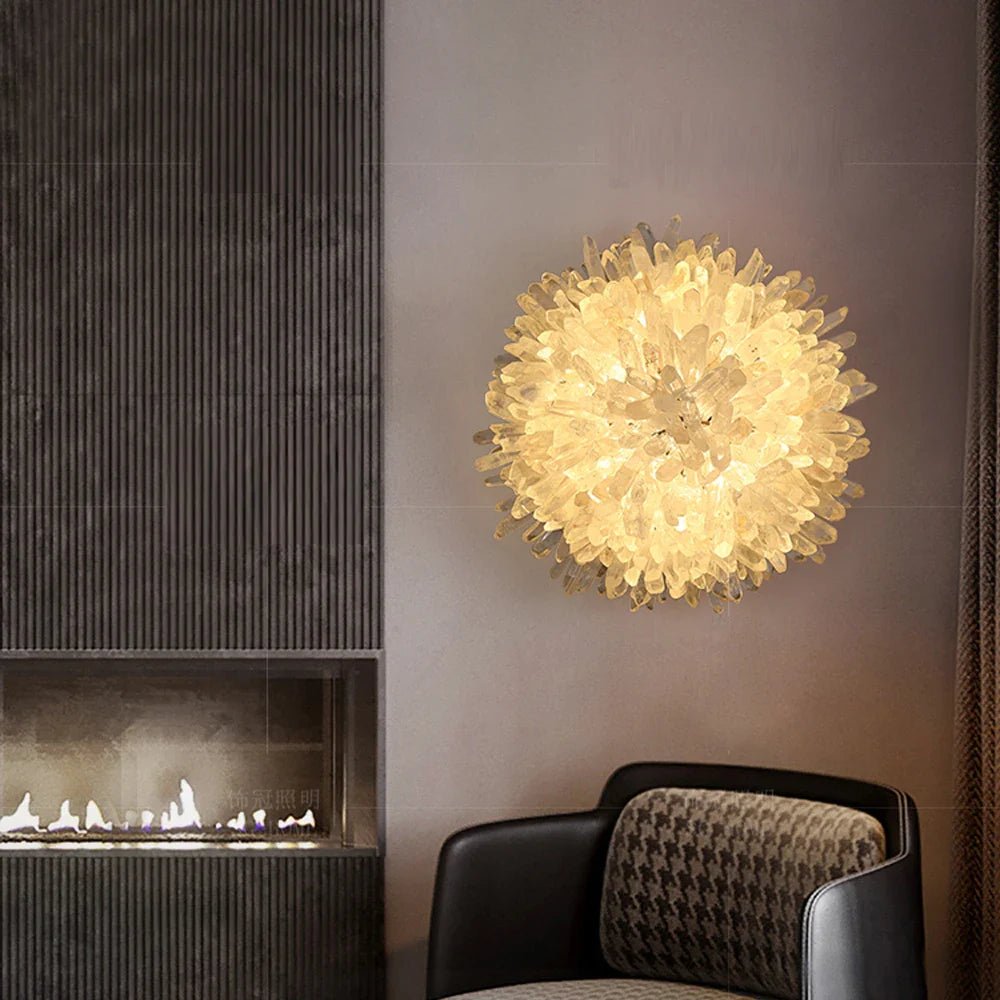 El Sol Crystal Wall Sconce - fovolighting