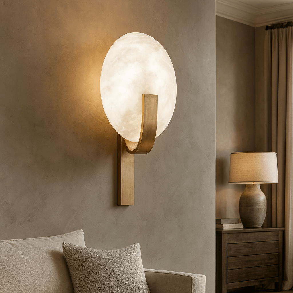 Elara Marble Wall Sconce - fovolighting
