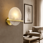 Elara Natural Marble Wall Sconce - fovolighting