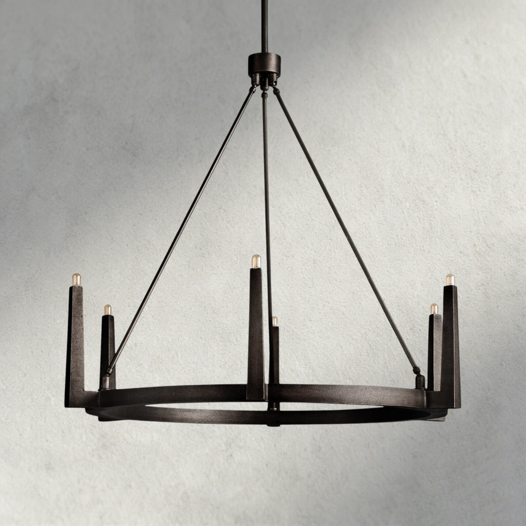 Emmet Round Chandelier 42", 54" - fovolighting