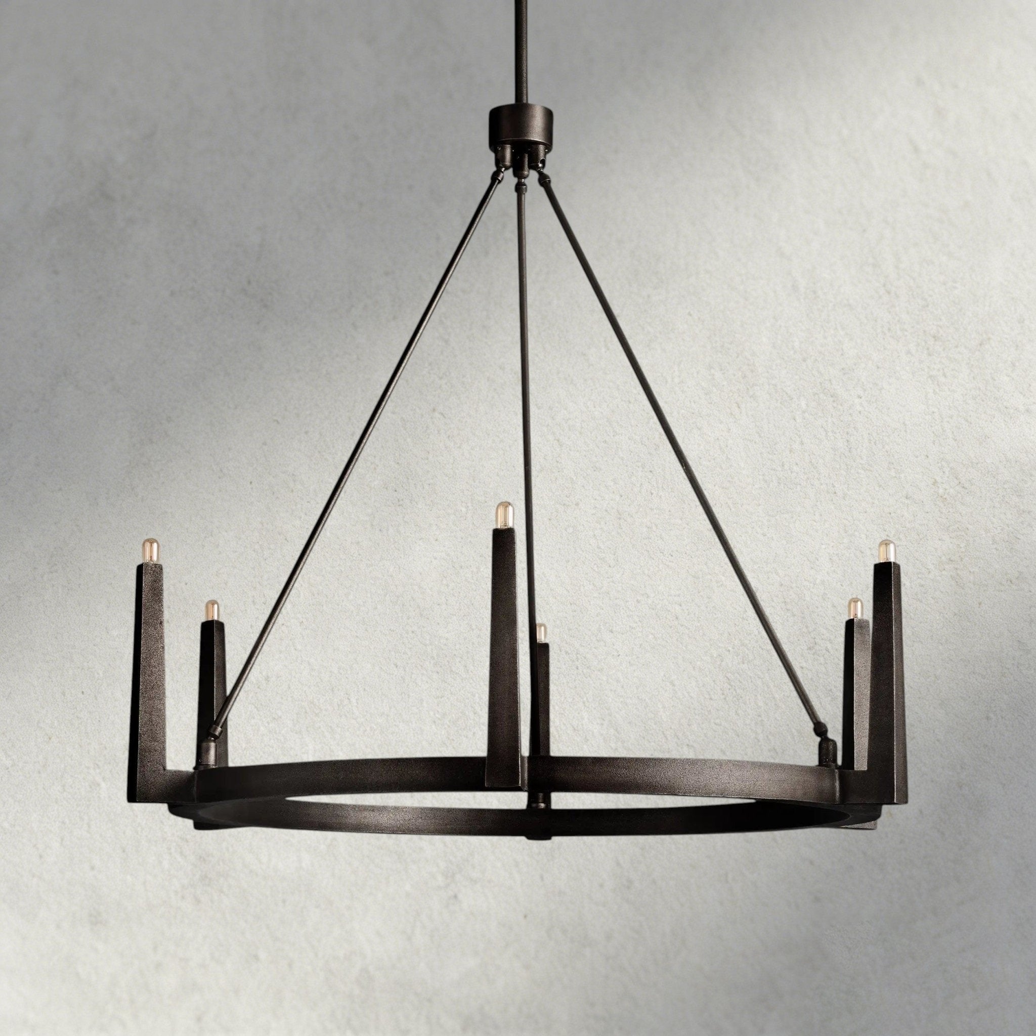 Emmet Round Chandelier 42", 54" - fovolighting