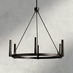 Emmet Round Chandelier 42", 54" - fovolighting