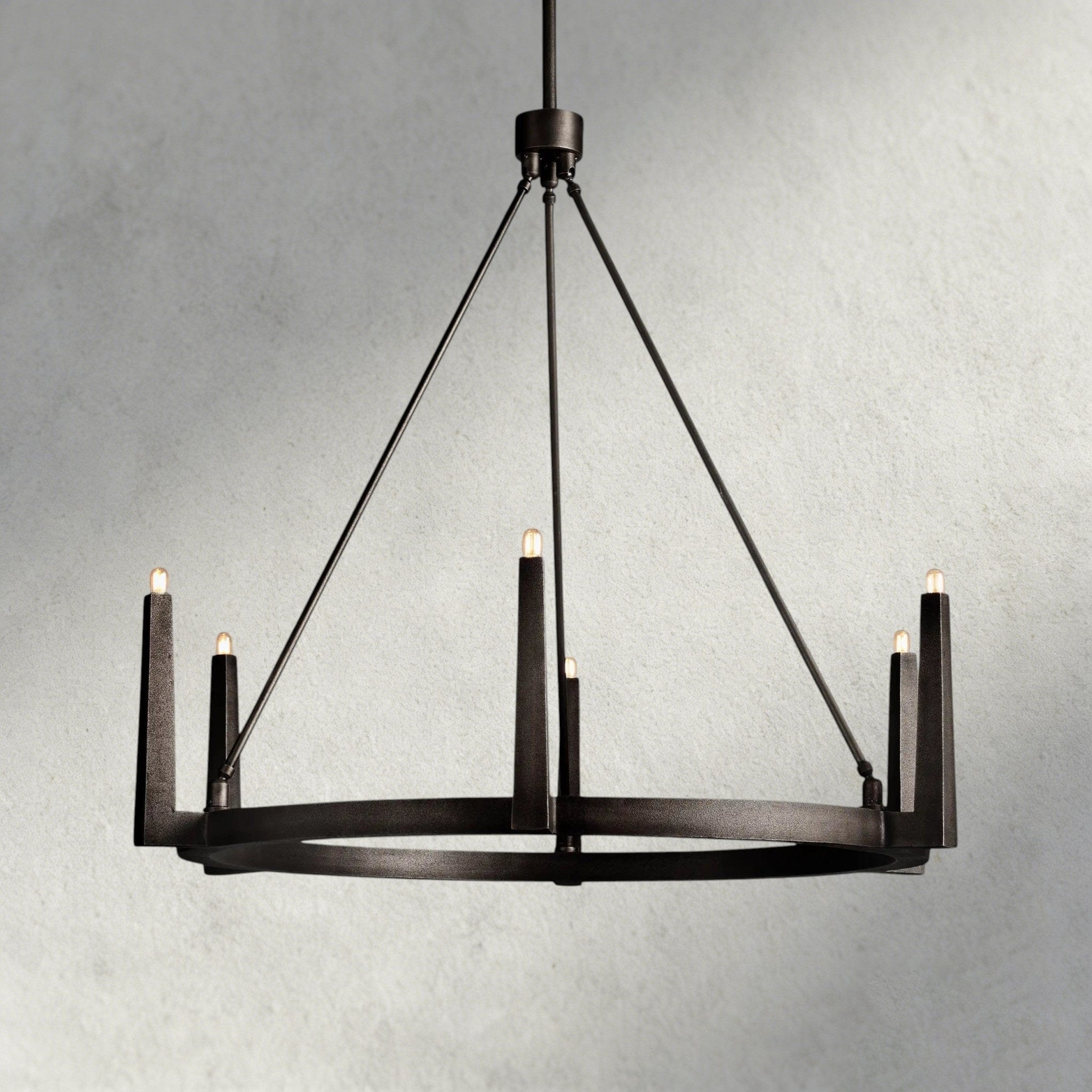 Emmet Round Chandelier 42", 54" - fovolighting