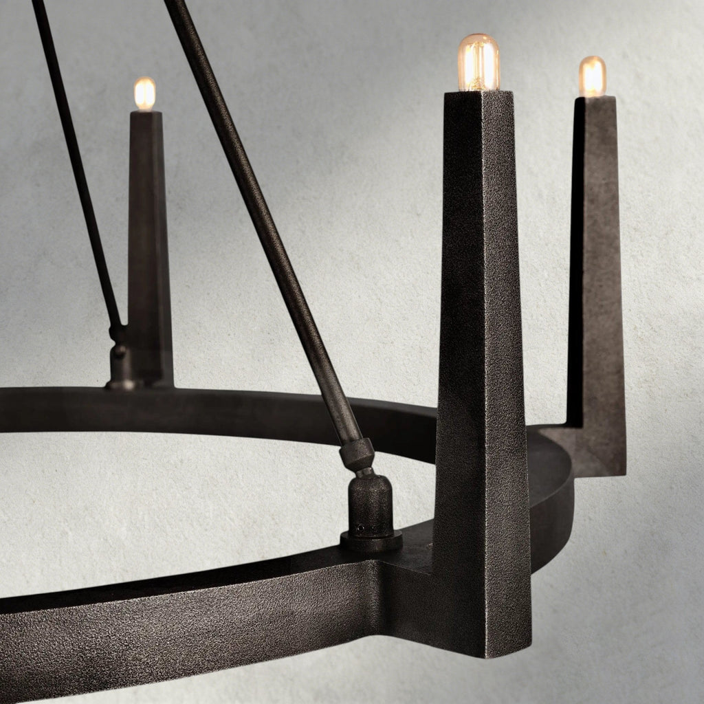 Emmet Round Chandelier 42", 54" - fovolighting
