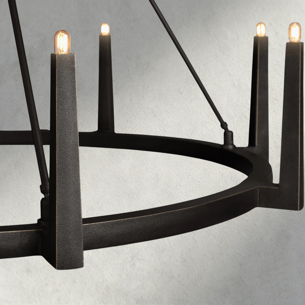 Emmet Round Chandelier 42", 54" - fovolighting