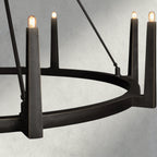 Emmet Round Chandelier 42", 54" - fovolighting