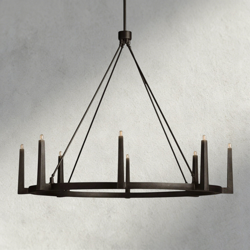 Emmet Round Chandelier 42", 54" - fovolighting