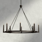 Emmet Round Chandelier 42", 54" - fovolighting