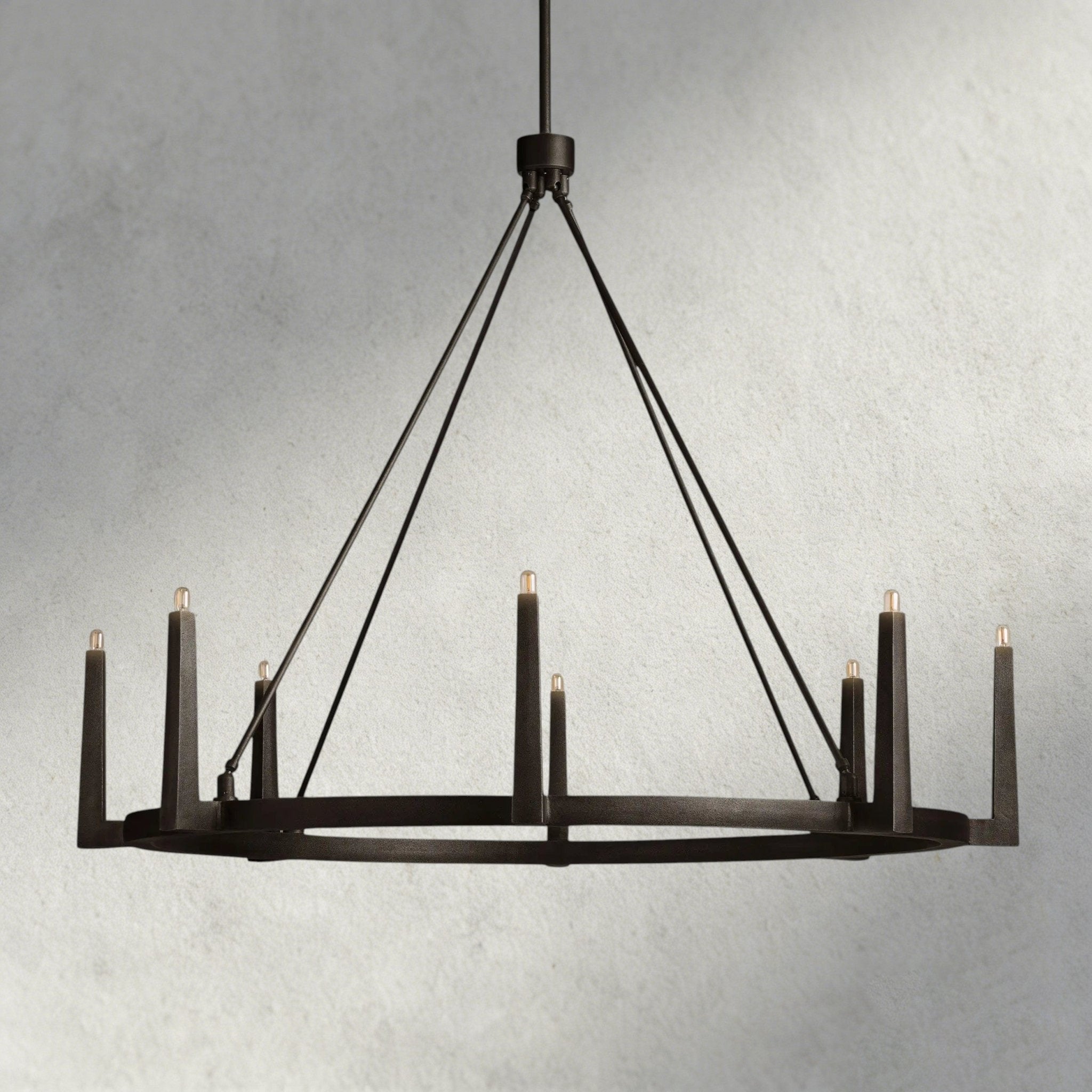 Emmet Round Chandelier 42", 54" - fovolighting