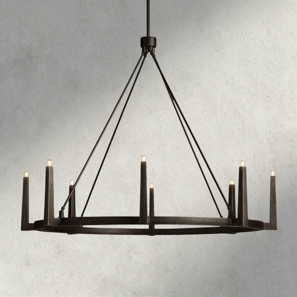 Emmet Round Chandelier 42", 54" - fovolighting