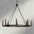 Emmet Round Chandelier 42", 54" - fovolighting
