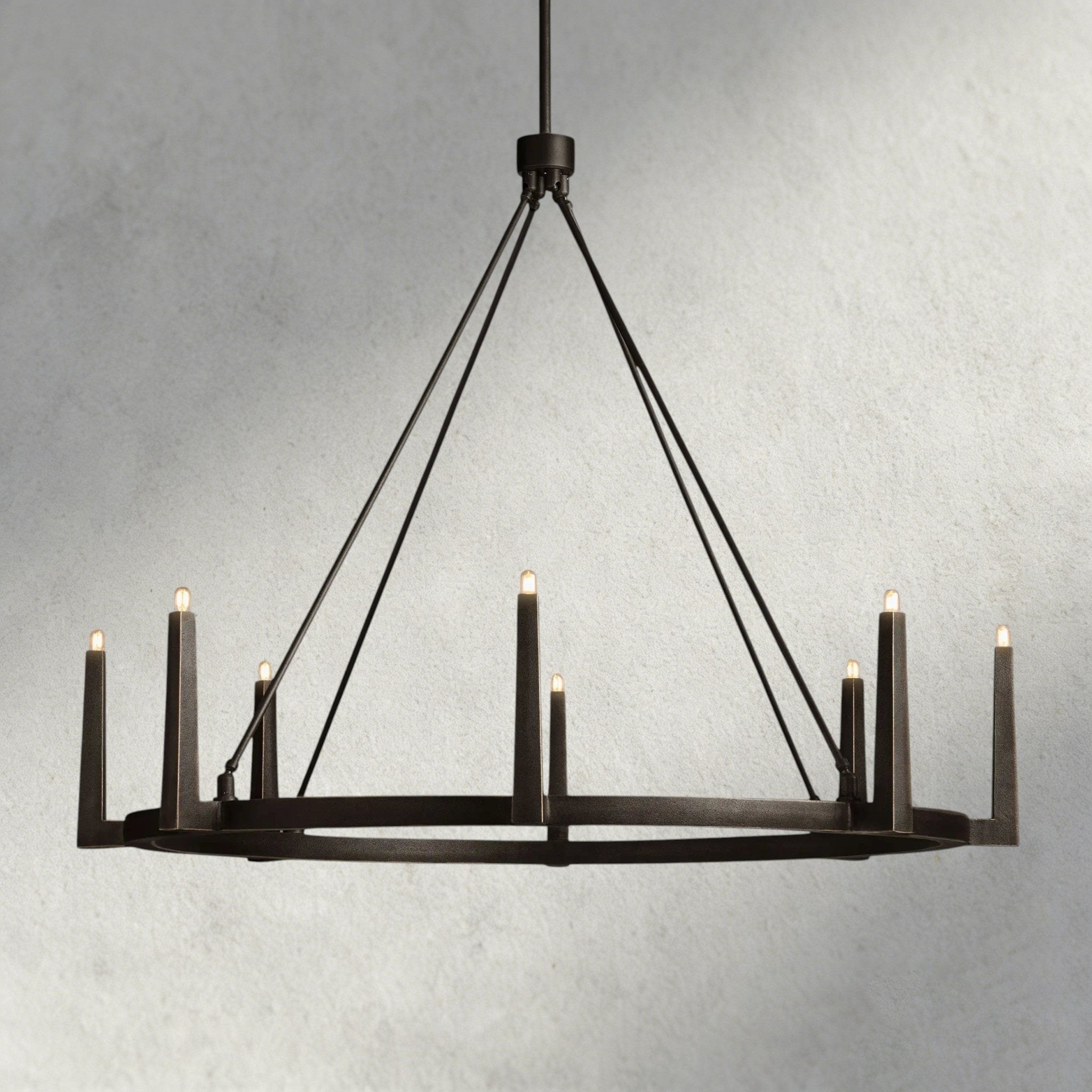 Emmet Round Chandelier 42", 54" - fovolighting