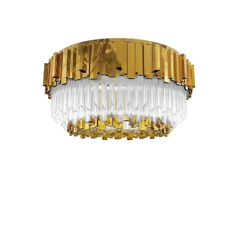 Empire Decorative Round Flush Mount - fovolighting