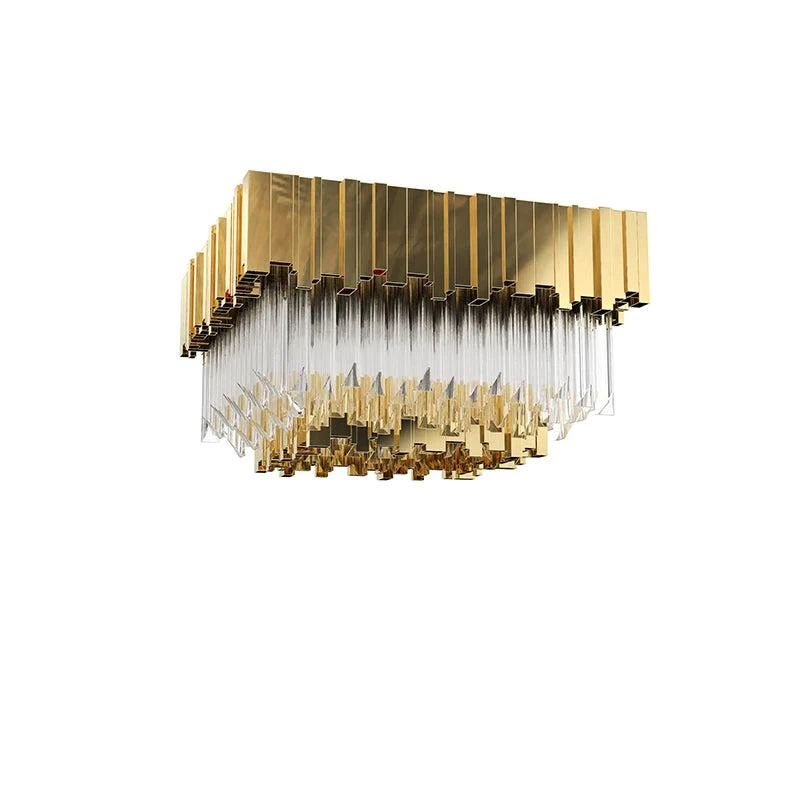 Empire Decorative Square Flush Mount - fovolighting