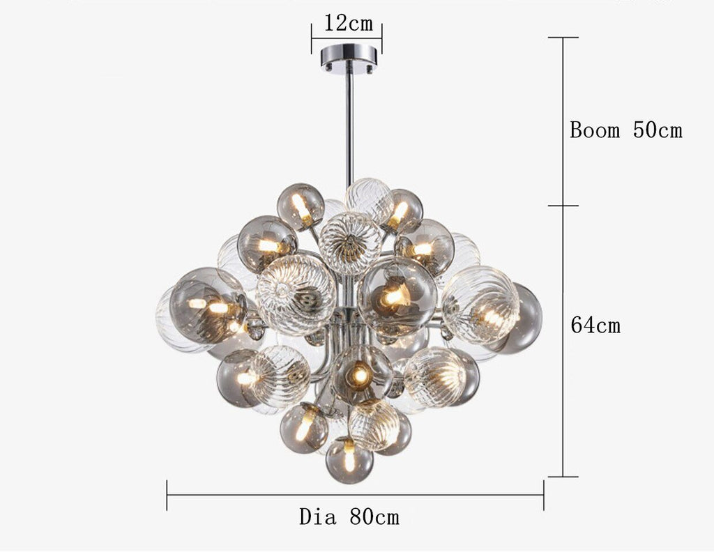 Emporio 18 - Light Glass Chandelier - fovolighting