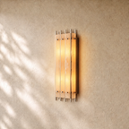 San Marcon Alabaster Grand Rectangular Sconce