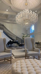 Extra Large Classic Traditional Crystal Chandelier 60/72/90 Lights for Hotel, Showroom, Foyer , Wedding Hall,Coffee Shop - fovolighting