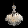 Extra Large Classic Traditional Crystal Chandelier 60/72/90 Lights for Hotel, Showroom, Foyer , Wedding Hall,Coffee Shop - fovolighting