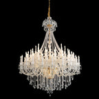 Extra Large Classic Traditional Crystal Chandelier 60/72/90 Lights for Hotel, Showroom, Foyer , Wedding Hall,Coffee Shop - fovolighting