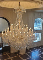 Extra Large Classic Traditional Crystal Chandelier 60/72/90 Lights for Hotel, Showroom, Foyer , Wedding Hall,Coffee Shop - fovolighting